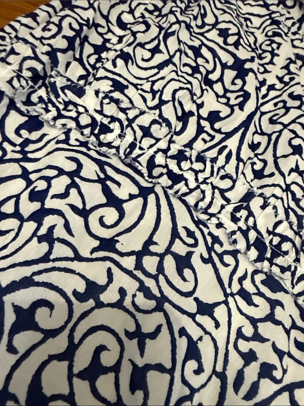 Caroline Constas Blue and White Printed Maxi Dress S - Picture 3 of 6